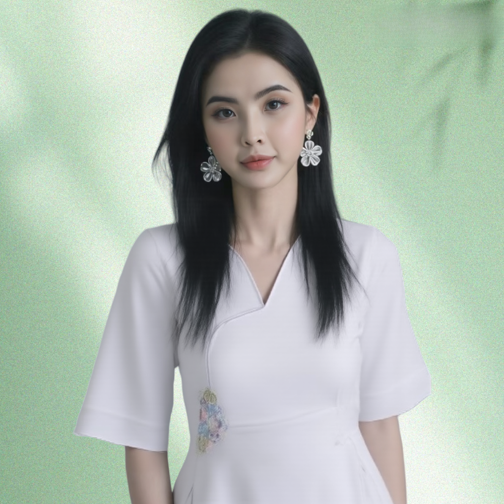 二十八岁左右女性技师头像，穿着专业按摩服装，表情专注专业，背景为浅色，展现专业素养